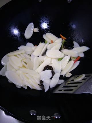 清炒山药的做法步骤：5