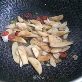 杏鲍菇炒荷兰豆的做法步骤：5