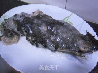 清蒸海参斑鱼的做法步骤：7