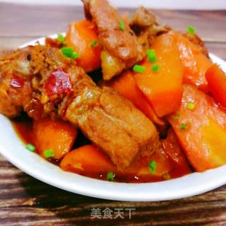 排骨烧胡萝卜的做法步骤：10