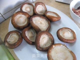 肉末香菇盏的做法步骤：2