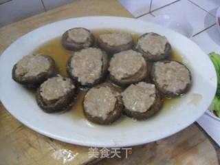 肉末香菇盏的做法步骤：7