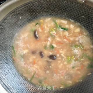 肉丁海参疙瘩汤的做法步骤：16
