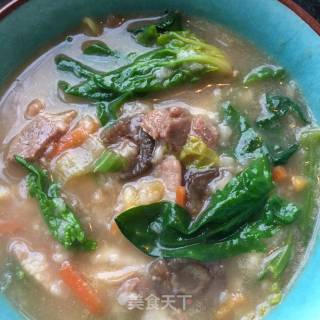 肉丁海参疙瘩汤的做法步骤：19