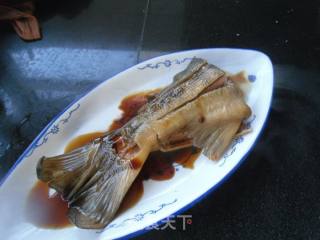 三丝咸鱼尾的做法步骤：10