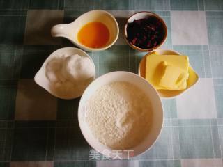 #团圆饭#蔓越莓饼干的做法步骤：1
