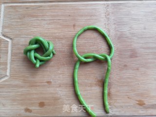 豆角酿肉的做法步骤：4