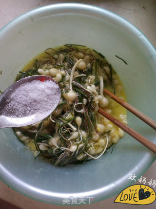 小根蒜炒鸡蛋的做法步骤：3
