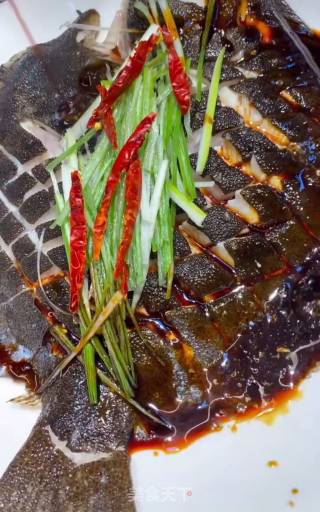 清蒸多宝鱼的做法步骤：6