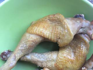 “家乡美食”葱香手撕鸡腿的做法步骤：10