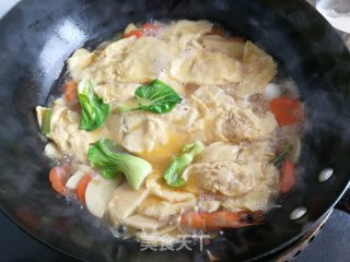 鲜虾蛋饺汤的做法步骤：9