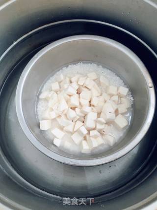 蒸白地瓜米饭的做法步骤：4