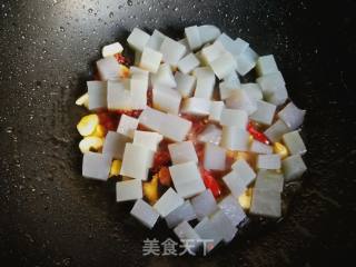 #团圆饭#蒜黄炒凉粉的做法步骤：6
