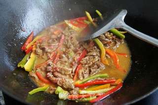 嫩炒牛肉条的做法步骤：7