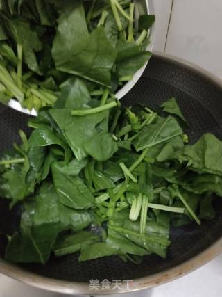 猪油菠菜的做法步骤：3