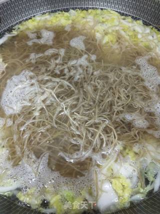 娃娃菜粉条汤的做法步骤：8