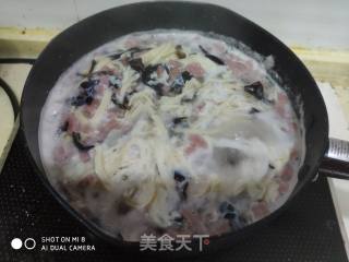 蛋花豆腐皮汤的做法步骤：4