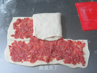 香气四溢令人垂涎的【牛肉千层饼】的做法步骤：14