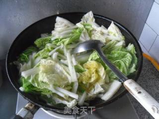 五花肉片烧白菜的做法步骤：5