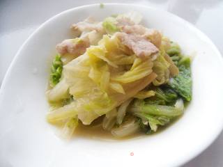 五花肉片烧白菜的做法步骤：7