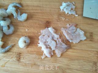 虾球酿豆腐的做法步骤：2