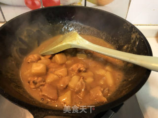 咖喱土豆炖鸡翅的做法步骤：9