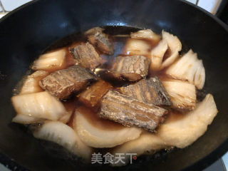 白菜帮炖带鱼的做法步骤：8