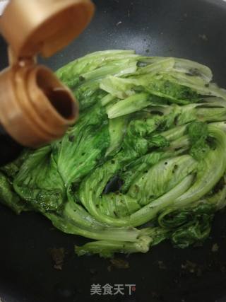 小炒生菜的做法步骤：4