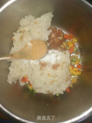 鱿鱼糯米卷的做法步骤：5