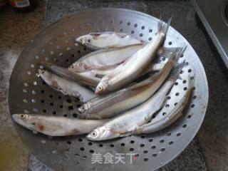 盐煎青鳞子的做法步骤：2