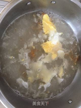红嘴绿鹦鹉鸡蛋汤的做法步骤：4