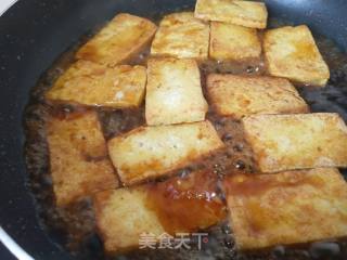 照烧汁豆腐的做法步骤：4