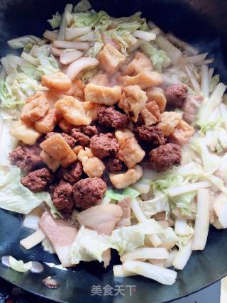 熟肉炖白菜的做法步骤：8