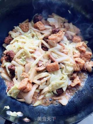 熟肉炖白菜的做法步骤：9