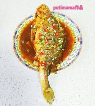 红烧黄花鱼的做法步骤：7