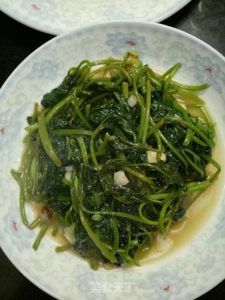 小炒红薯叶的做法步骤：6