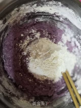 主食—紫薯蔓越莓发糕的做法步骤：3