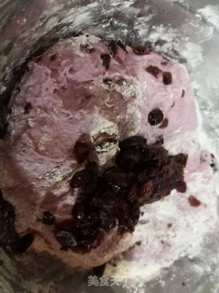 主食—紫薯蔓越莓发糕的做法步骤：4
