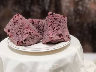 主食—紫薯蔓越莓发糕的做法步骤：9