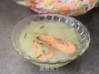冬瓜鲜虾汤的做法步骤：9