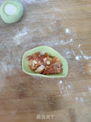 翡翠白菜饺的做法步骤：12