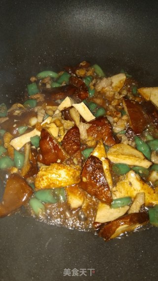 卤豆腐炒肉的做法步骤：8