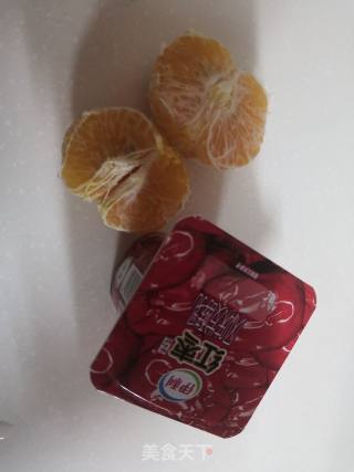 橘子酸奶奶昔的做法步骤：1