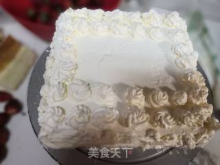 草莓奶油蛋糕的做法步骤：17