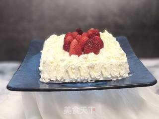 草莓奶油蛋糕的做法步骤：18