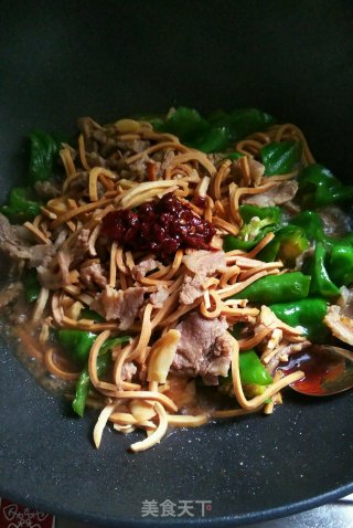 千张丝炒瘦肉的做法步骤：7