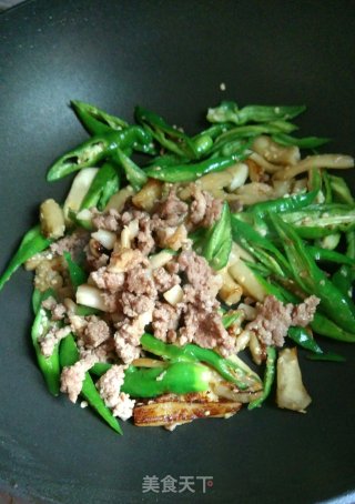 肉末炒茄子的做法步骤：6