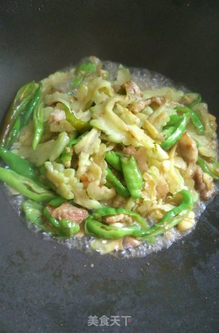 五花肉炒苦瓜的做法步骤：6