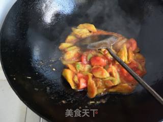 西红柿烧茄子的做法步骤：15