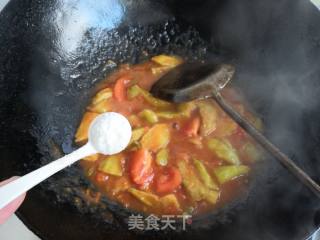西红柿烧茄子的做法步骤：16